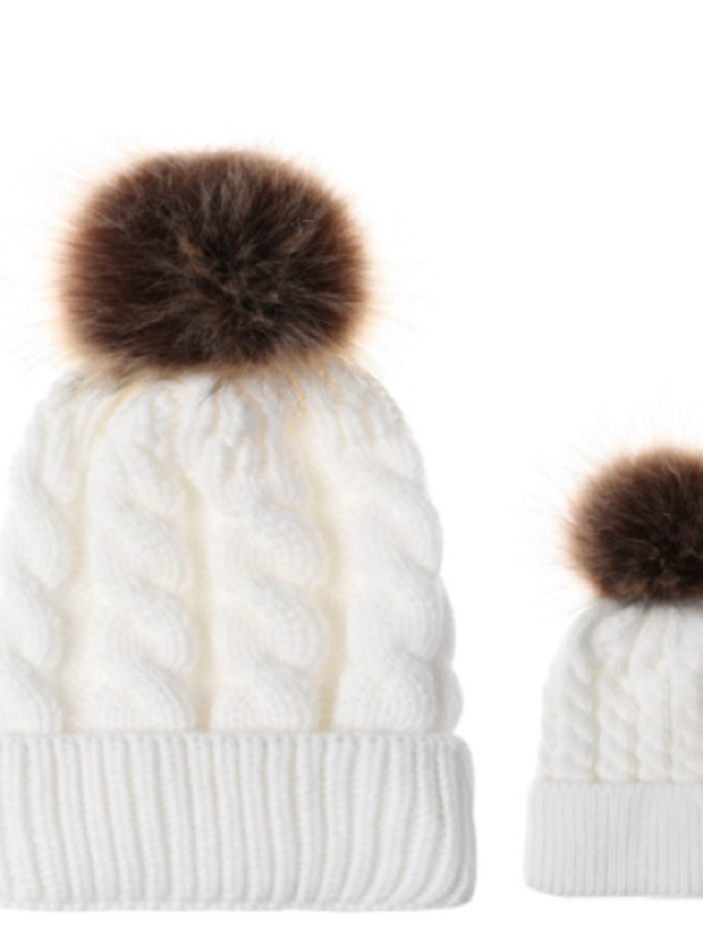 Mommy & Me Faux Beanie